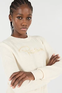 Sweater With Embroidered Logo