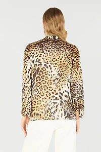 Shirt With Jaguar Skin Print