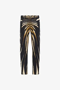 Slim fit jeans with Ray of Gold print