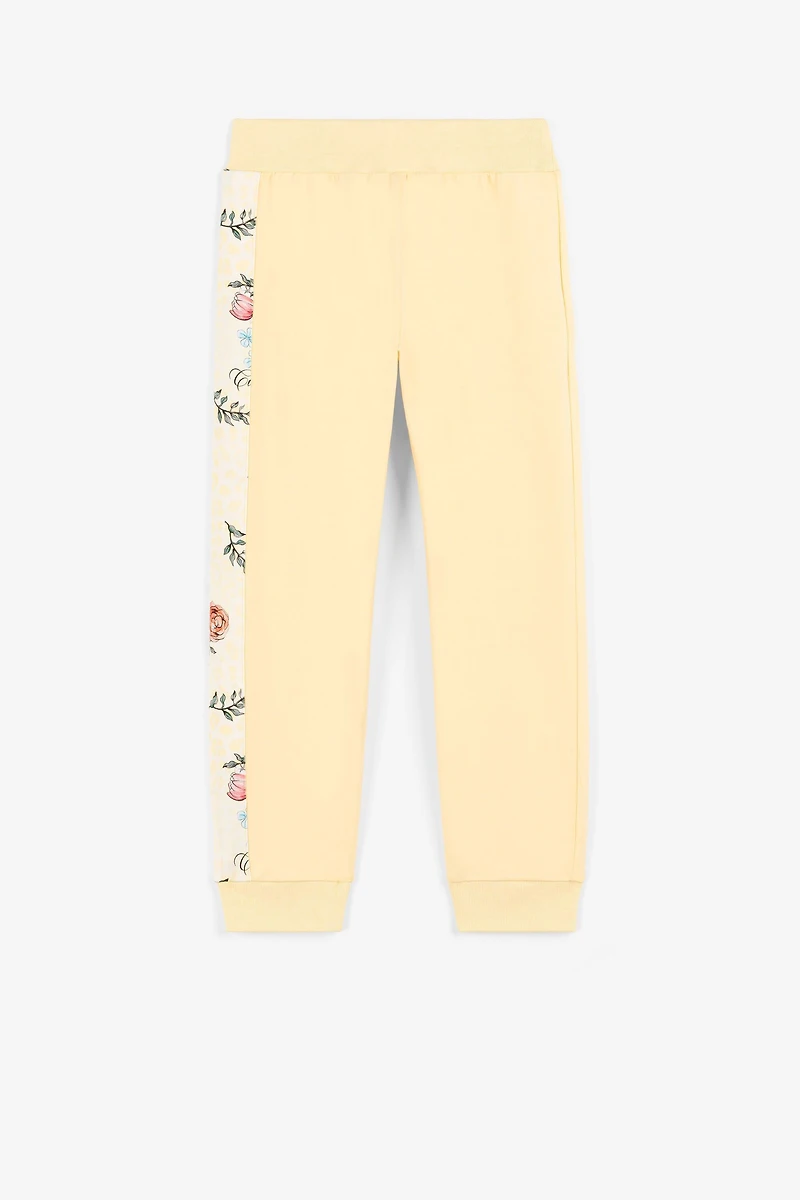 Jaguar And Flower-Print Sweatpants