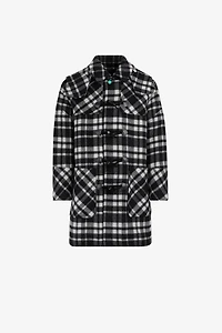 Plaid Duffle Coat