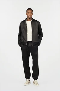 Full-Zip Sweatshirt With Python Print