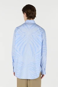 Striped Shirt With Zebra Pattern