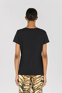 T-shirt with lettering