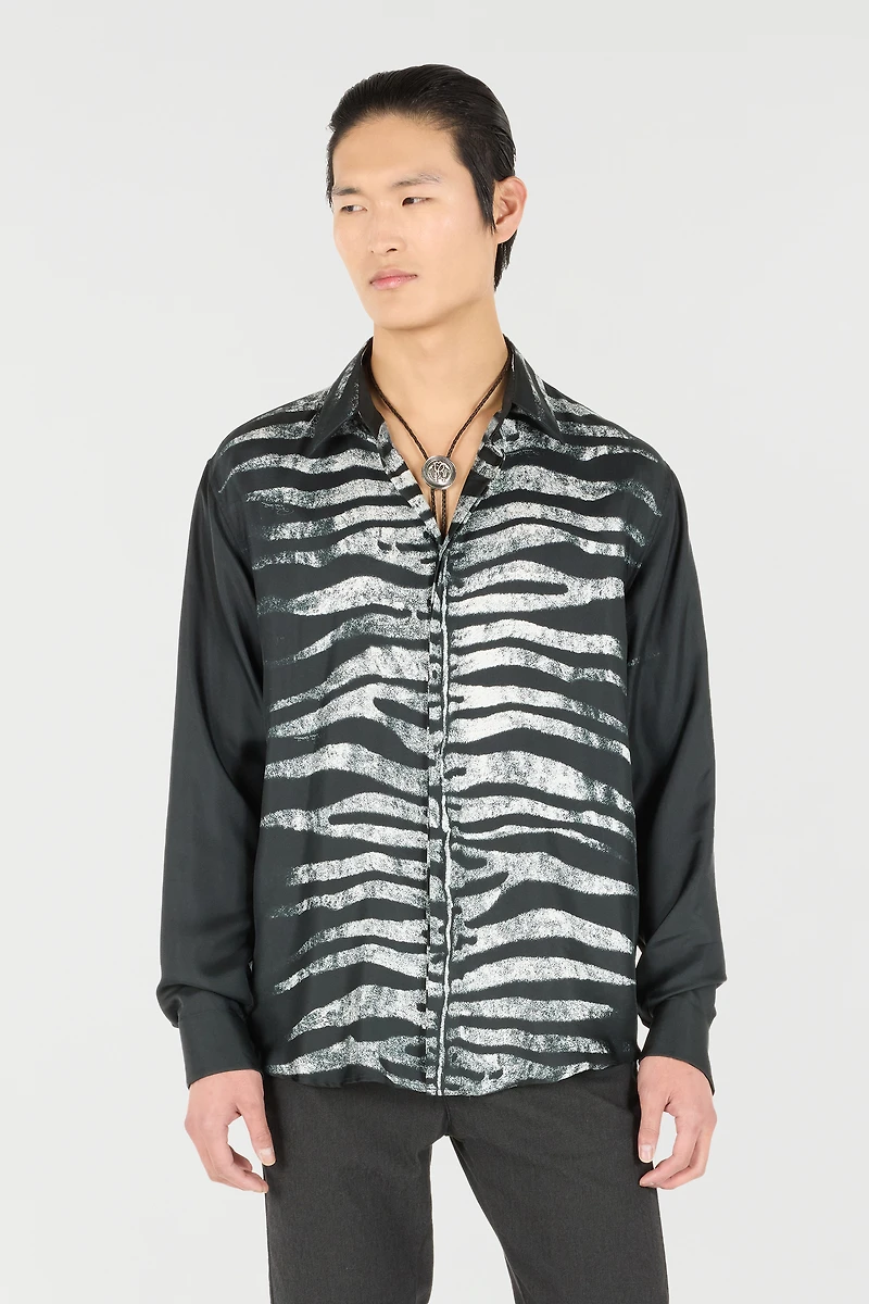 Zebra-Print Shirt
