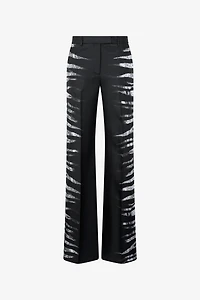 Pants With Side Zebra Print