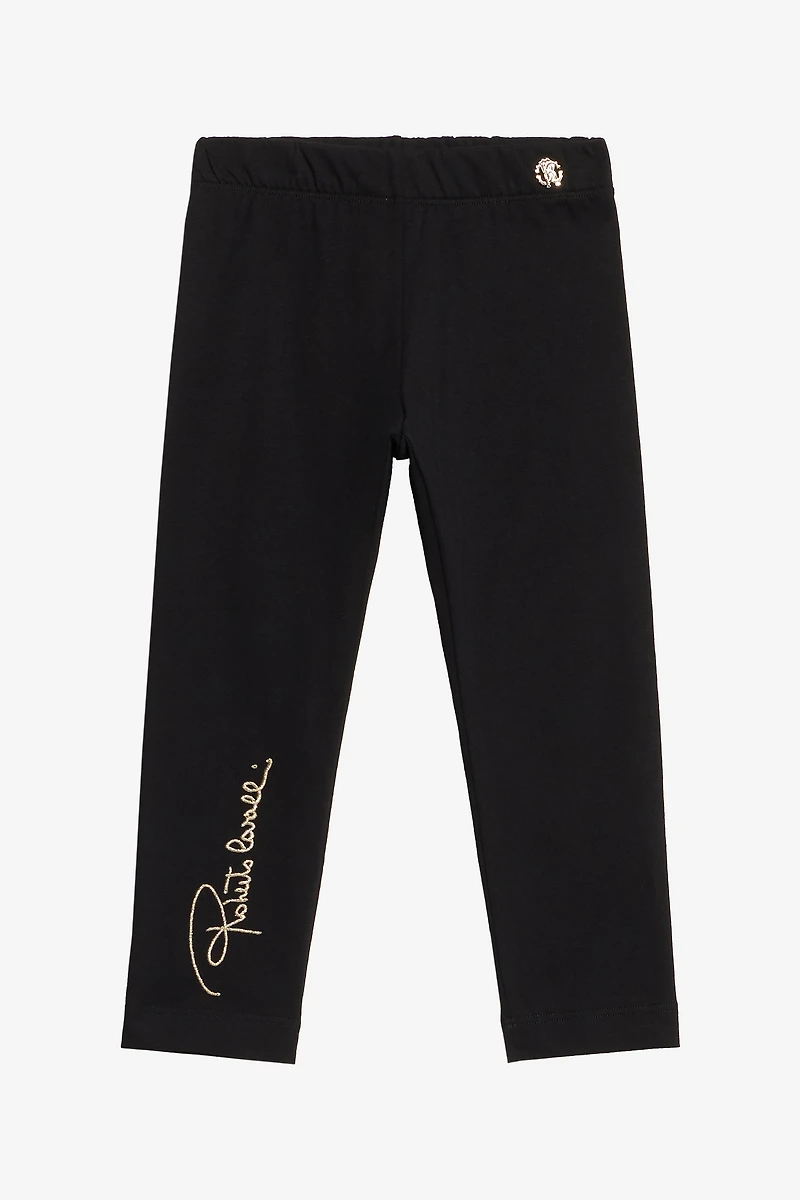 Sports Pants With Embroidered Logo