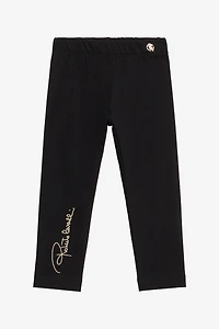 Sports Pants With Embroidered Logo