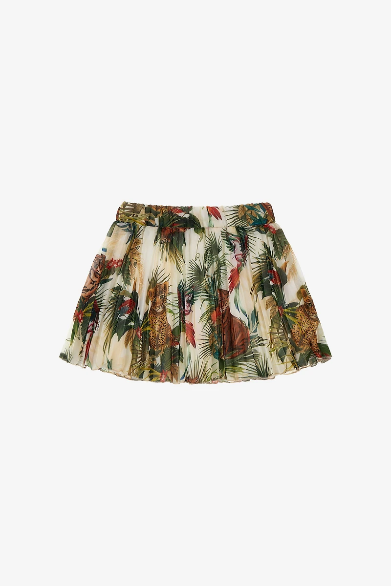 Mini skirt Jungle print