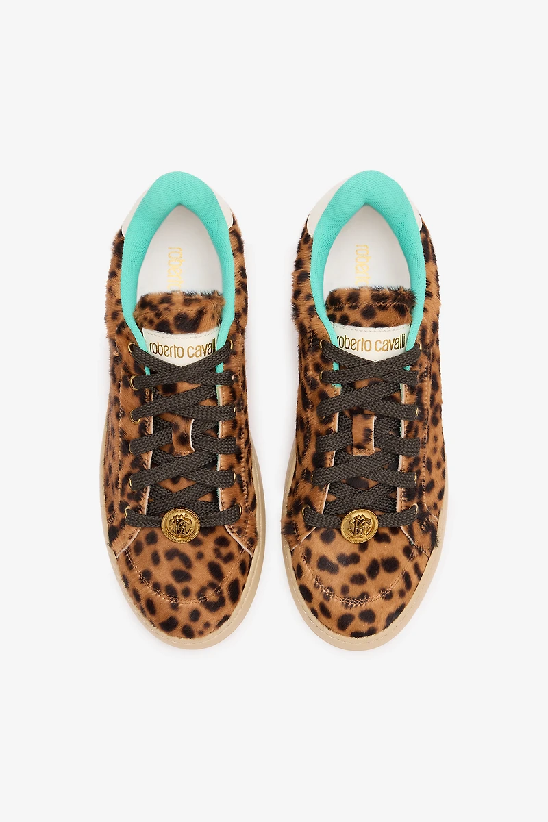 Sneakers With Jaguar Skin Print