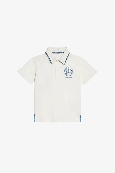 Polo With RC Monogram And Logo