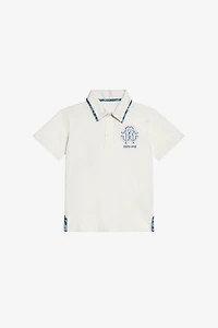 Polo With RC Monogram And Logo