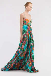 Long dress Hawaii print