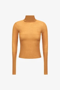 Fine knit turtleneck