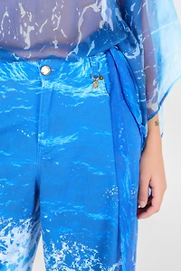 Stretto di Messina Print Jeans