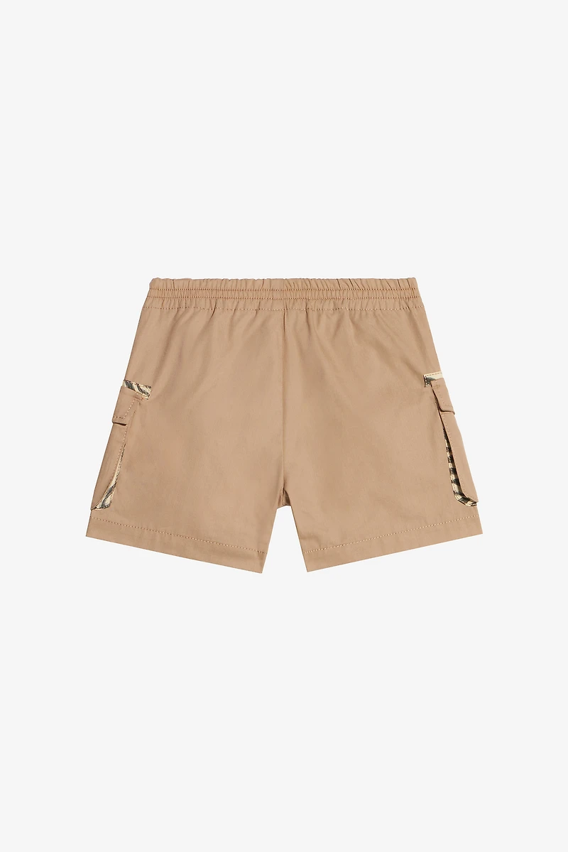 Shorts With Branded Patch