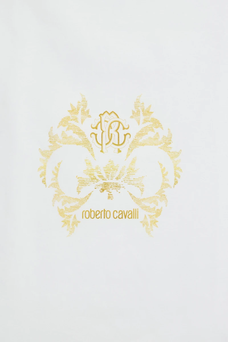 Gold Blanket with Floral Print
