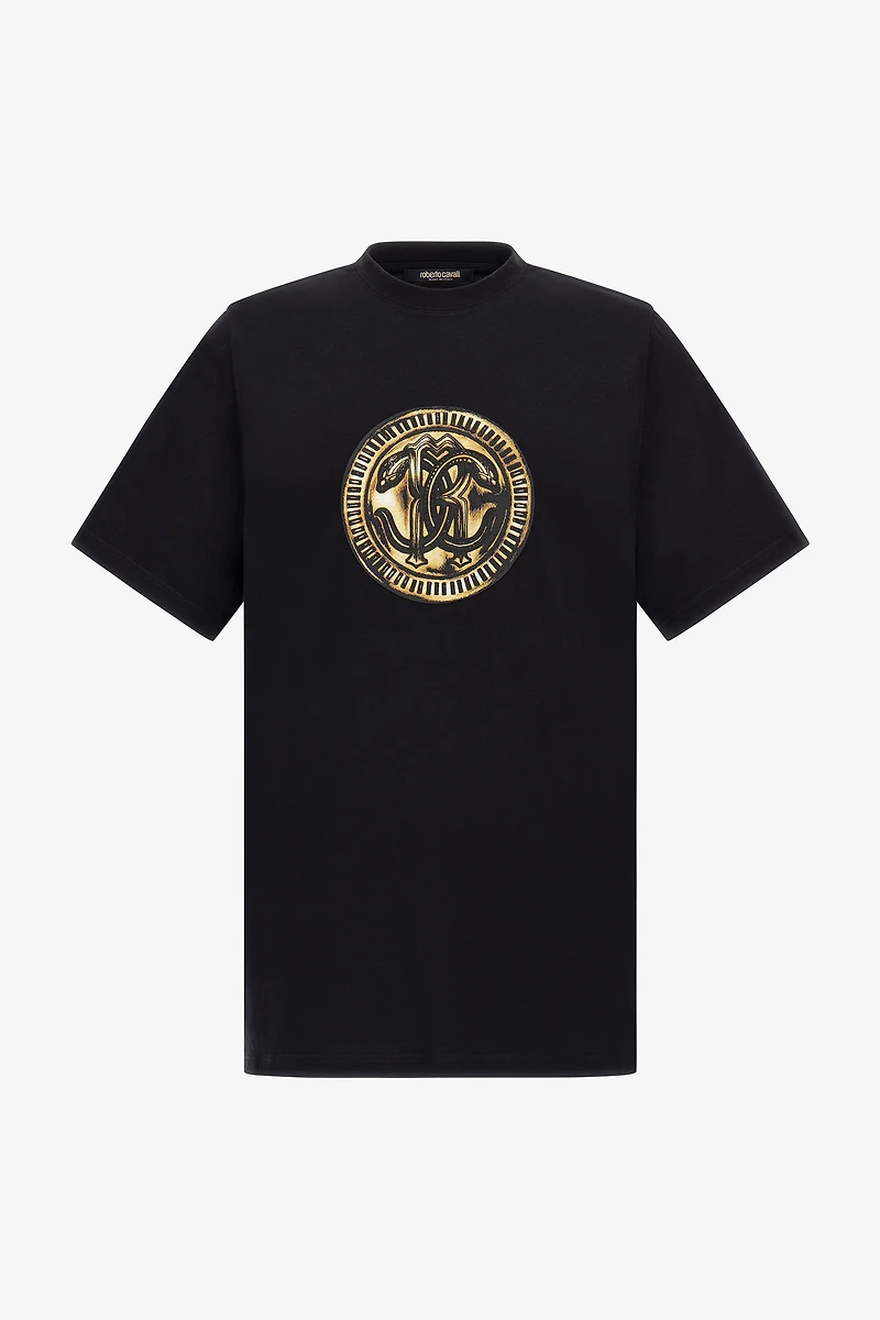 T-shirt with printed logo