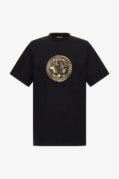 T-shirt with printed logo