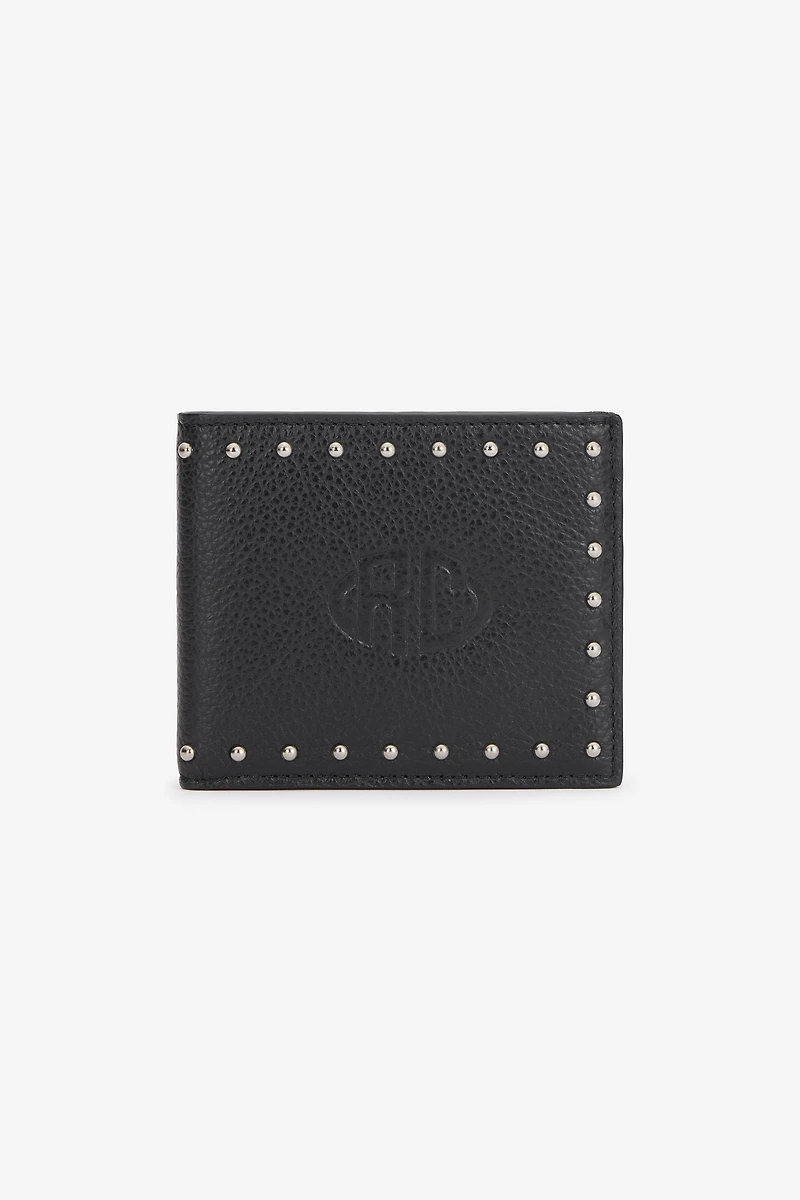 Leather Wallet With Studs
