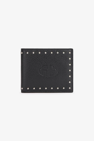 Leather Wallet With Studs