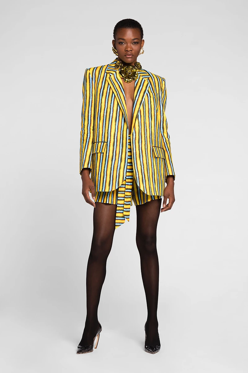 Baidera Print Linen Shorts