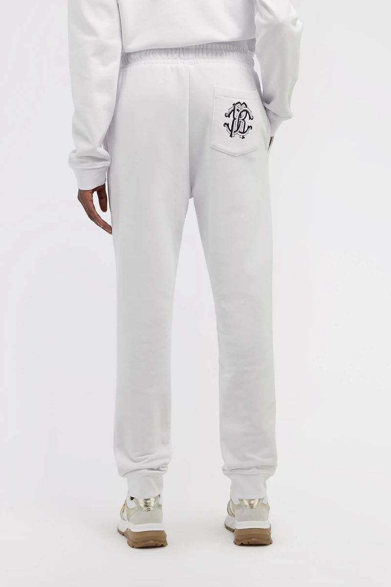 Sporty pants with logo