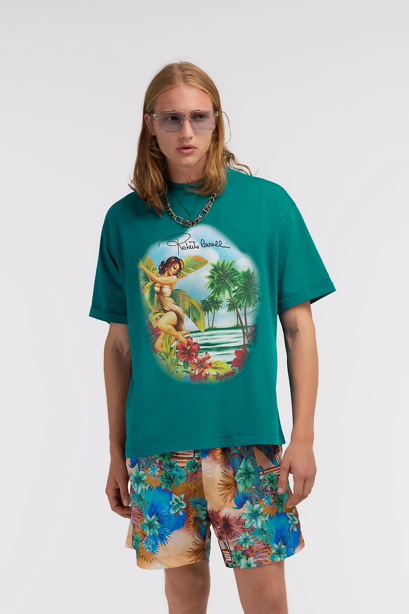 Hawaii print t-shirt