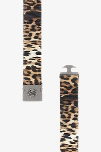 Belt with Leopard Print