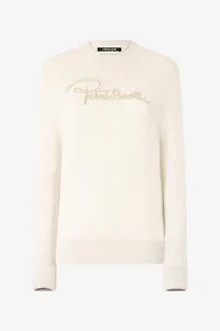 Sweater With Embroidered Logo
