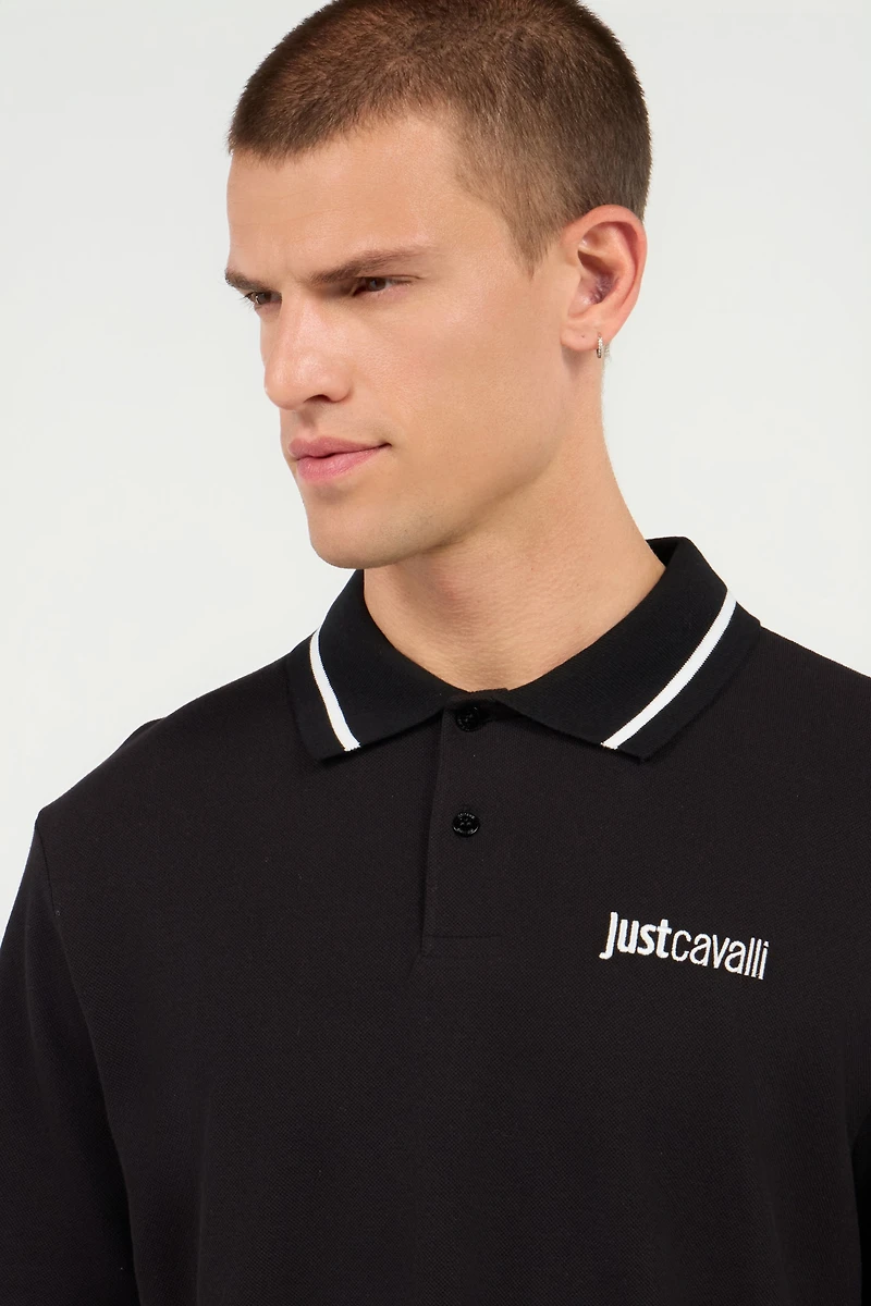 Black Polo with Logo