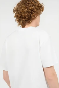 T-Shirt With Front Logo Print