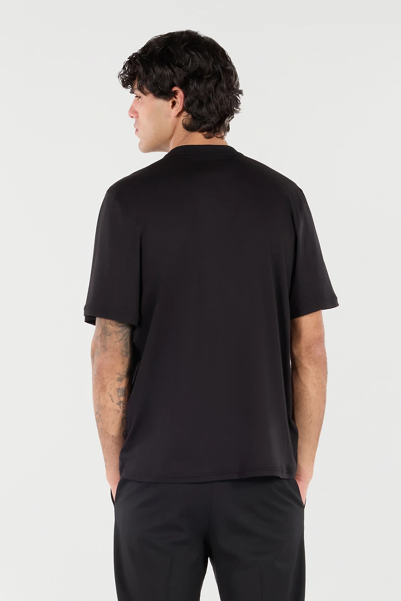 T-Shirt With Logo Patch