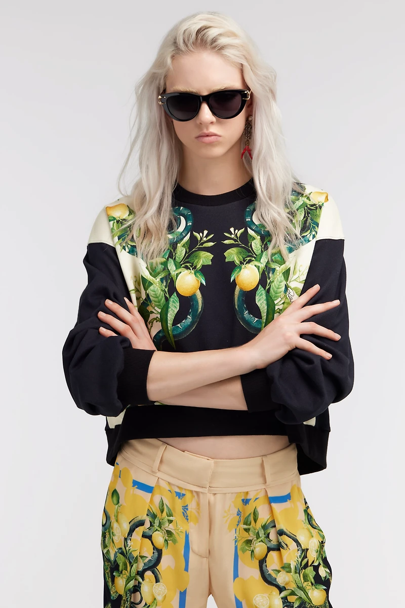 Swatshirt Lemon Print