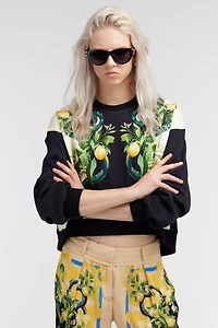 Swatshirt Lemon Print