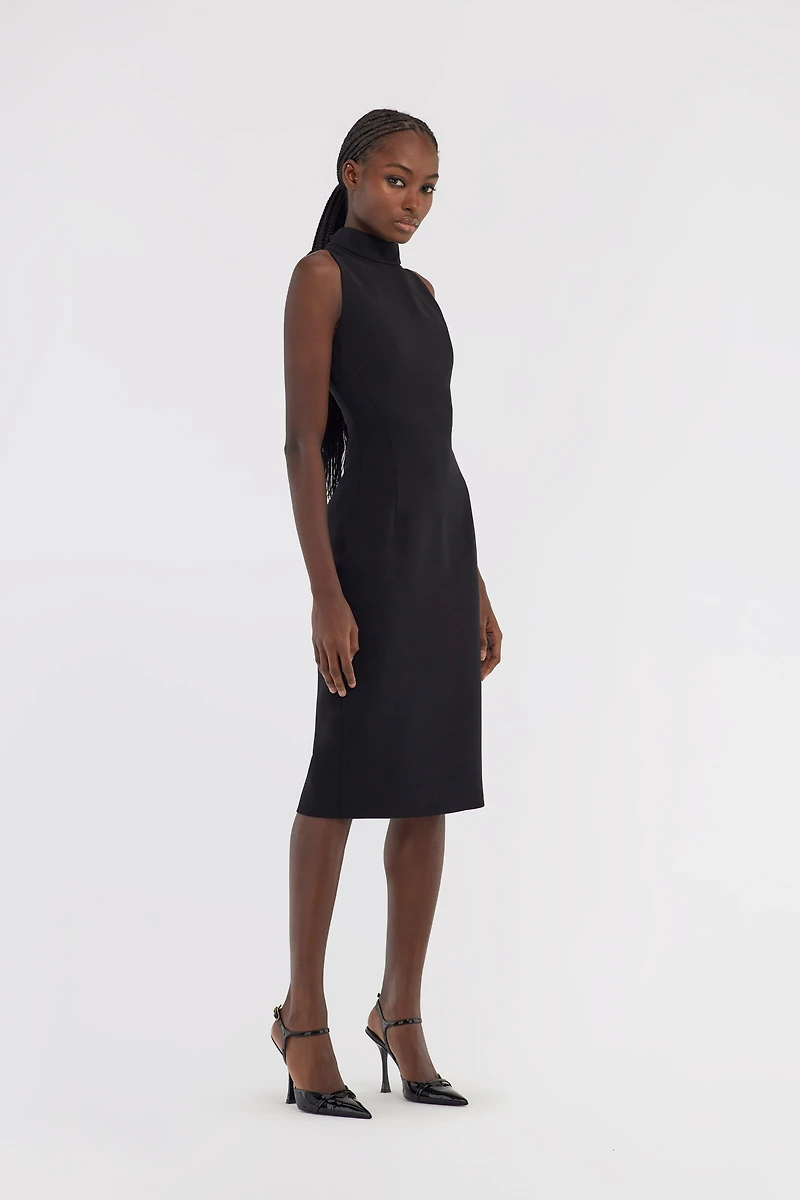 Sleeveless dress with RC