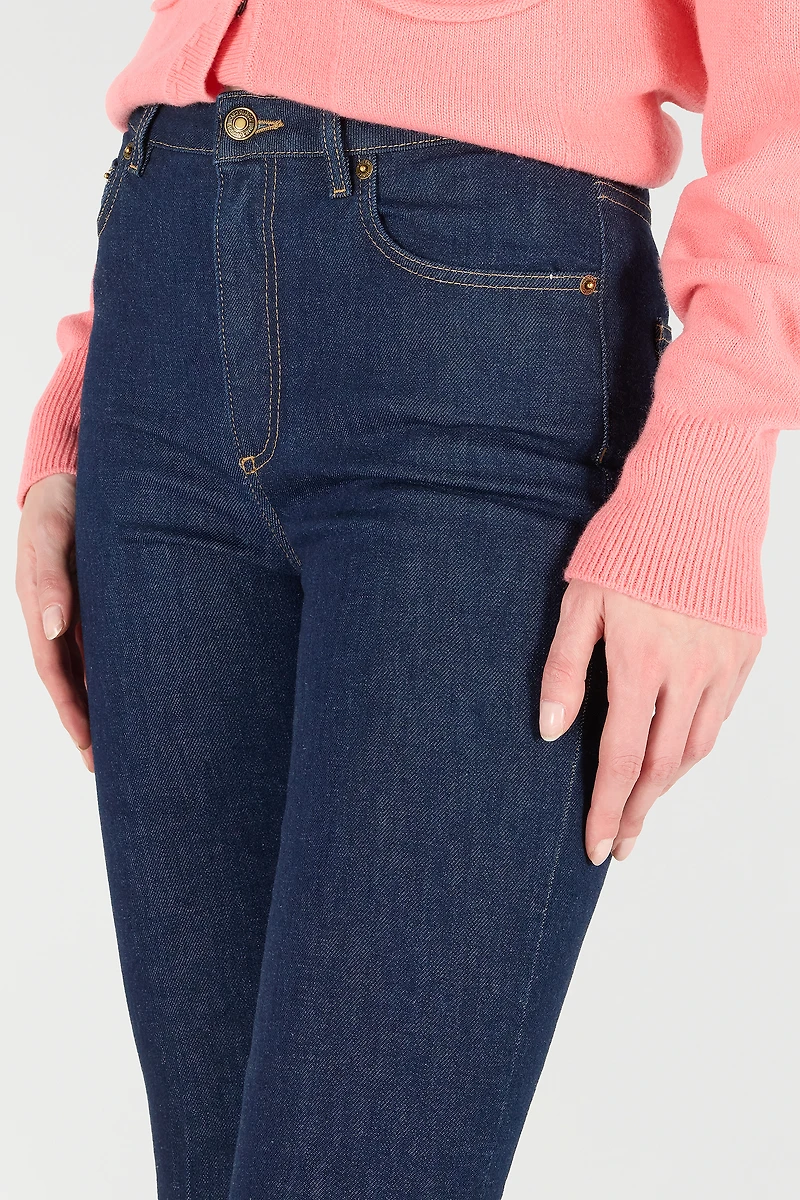 Five-Pocket Flared Jeans