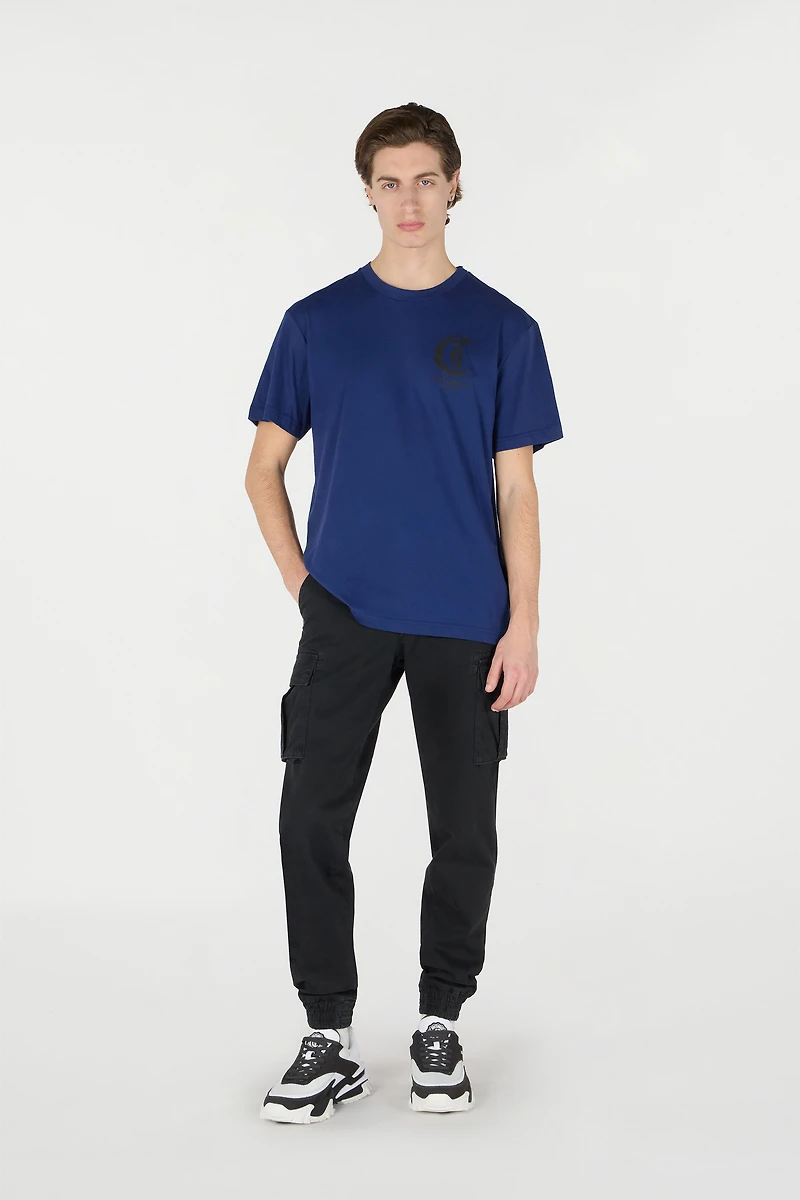 T-Shirt With JC Monogram