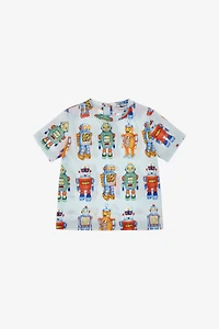 Robot Print T-Shirt