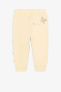 Jaguar And Flower-Print Cotton Sweatpants