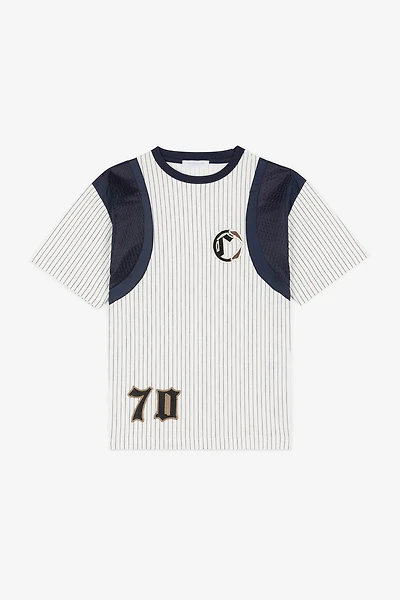 C Logo-Appliqué Striped T-Shirt
