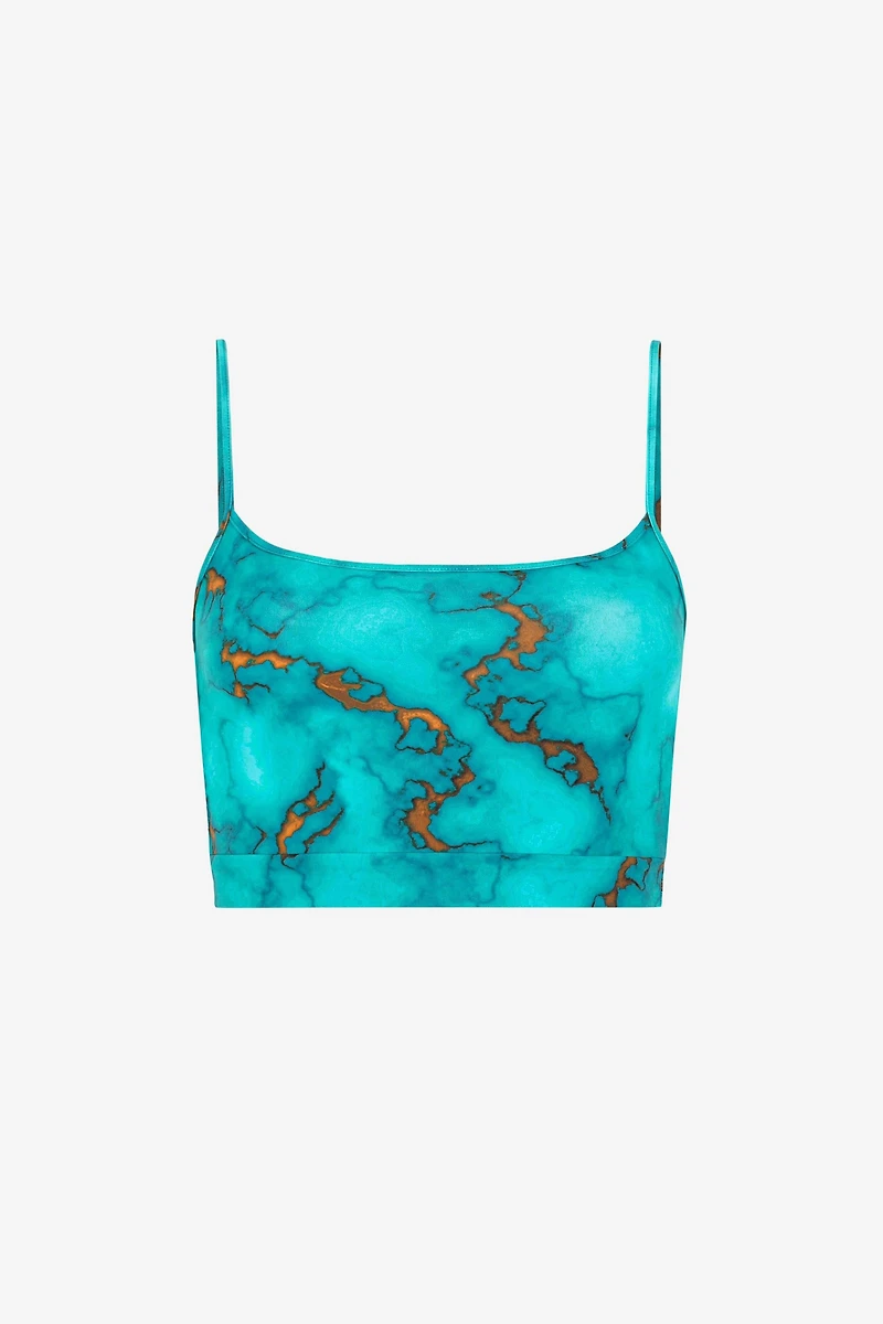 Cropped vest top