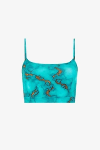 Cropped vest top