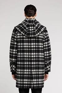 Plaid Duffle Coat