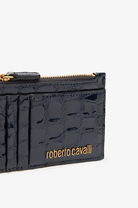 Coin Purse With Crocodile Print