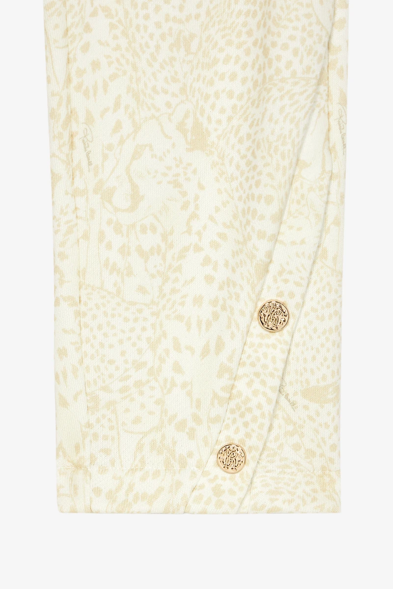 Cheetah-Print Sports Pants