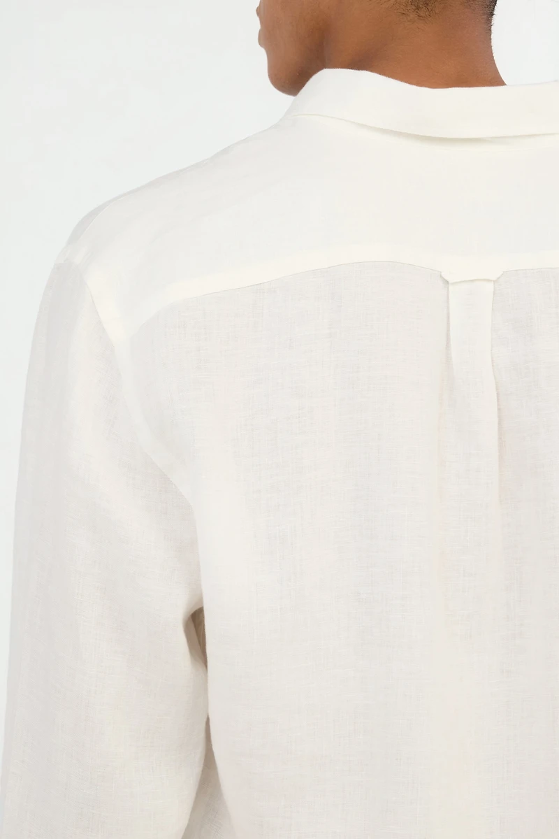 White Linen Shirt