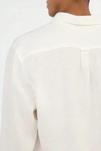 White Linen Shirt