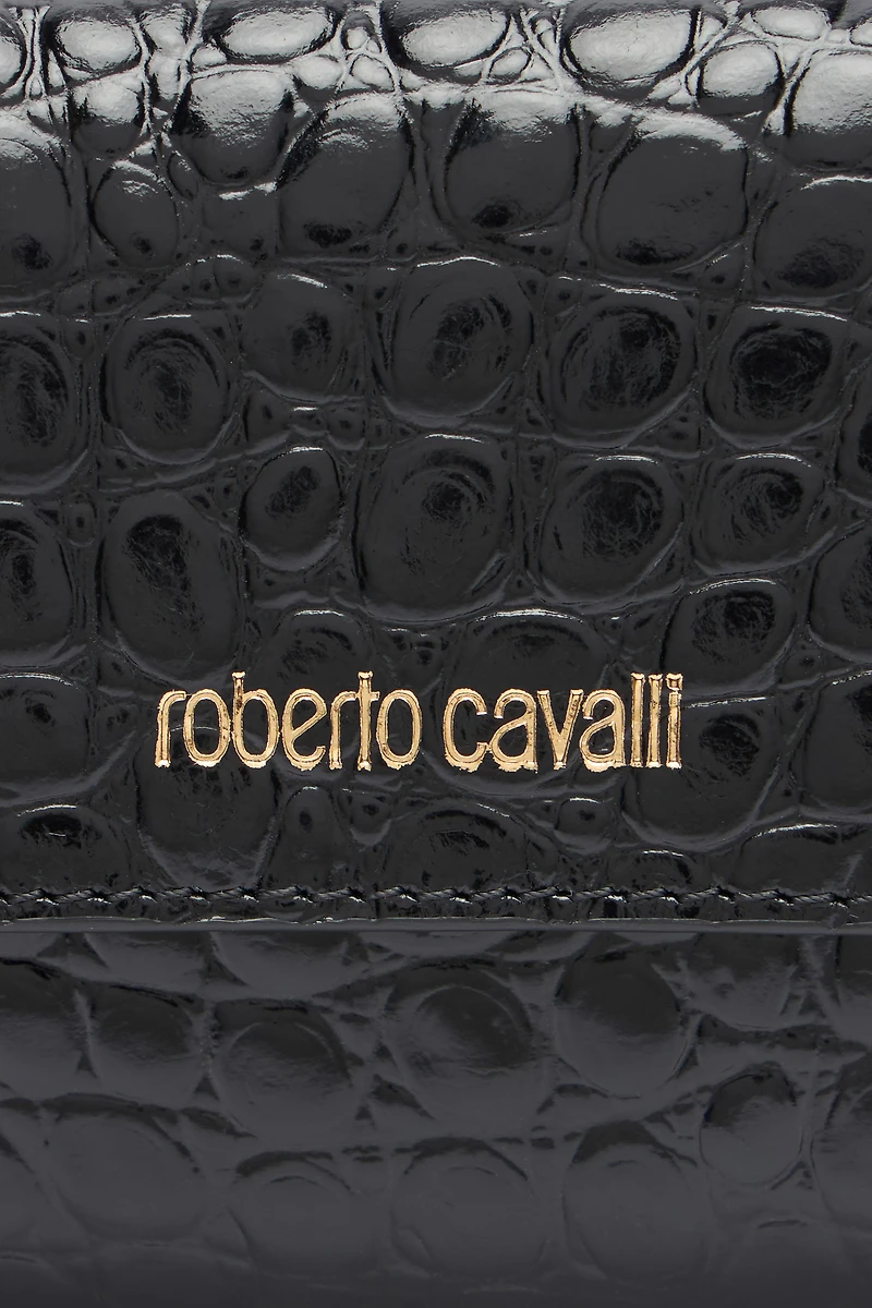 Cardholder with crocodile print