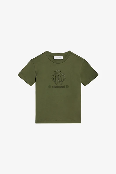 T-Shirt With RC Monogram And Logo